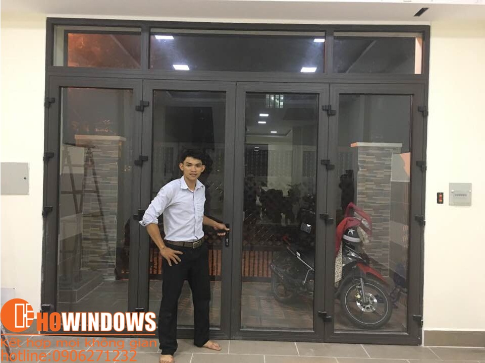 cửa nhôm kính hiện đại howindows